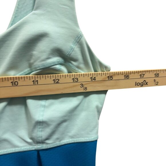 Lululemon Womens Run Tame Me Tank Beach Blanket Blue Aqua Size 6 - Picture 8 of 10